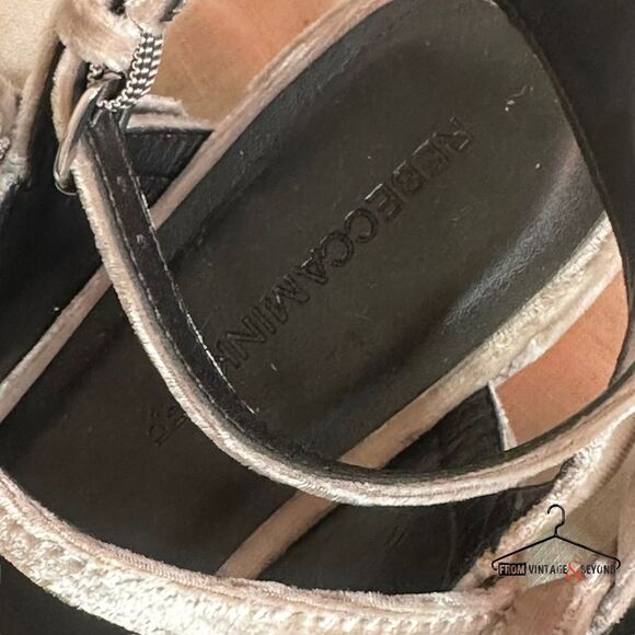 Rebecca Minkoff Brooke Velvet Chunky Heel Pump - Picture 3 of 7